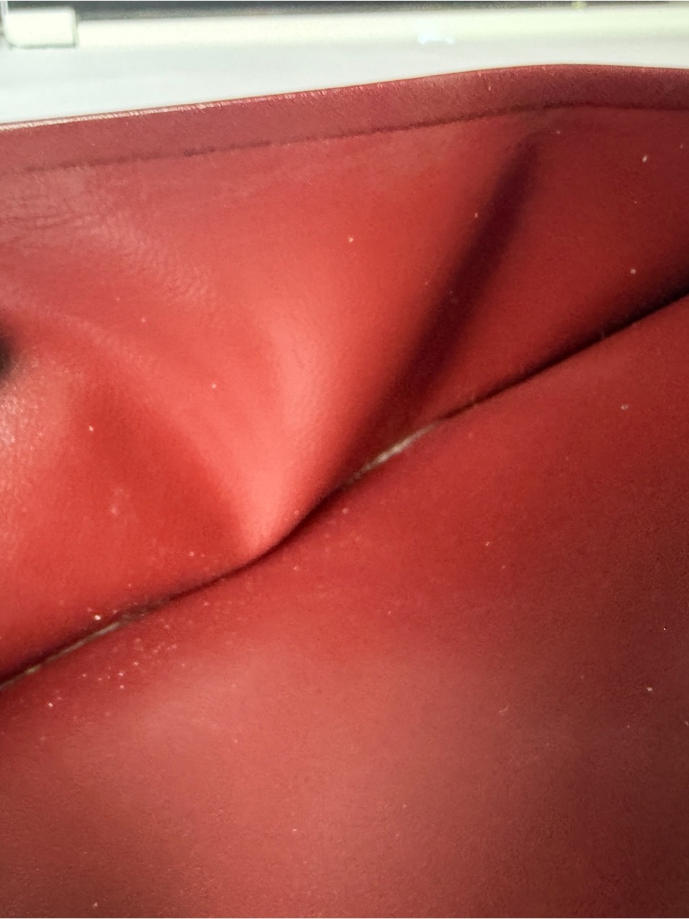 Vintage Authentic Cartier Burgundy Leather Long Wallet Checkbook Holder - Picture 8 of 12